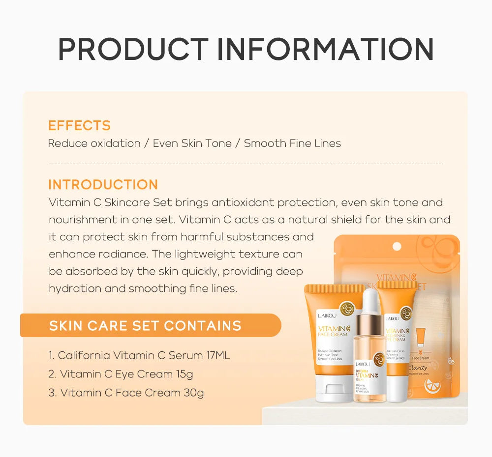 LAIKOU Vitamin C 24K Golden Sakura Face Cream