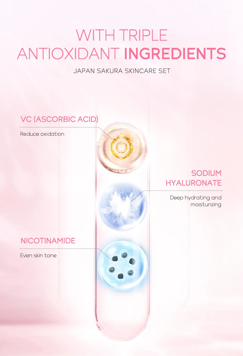 LAIKOU Vitamin C 24K Golden Sakura Face Cream