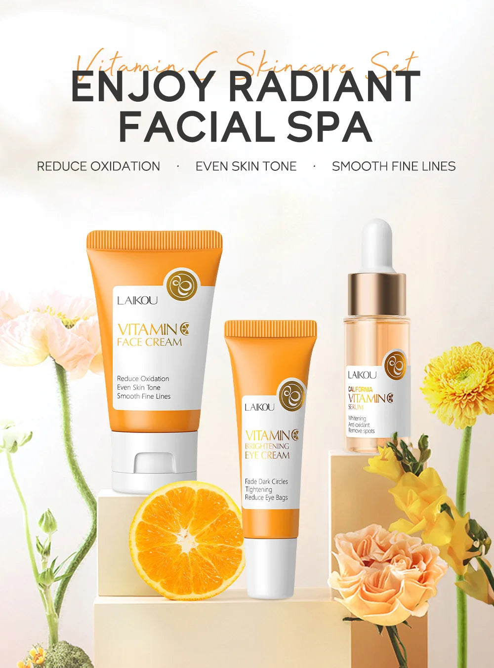 LAIKOU Vitamin C 24K Golden Sakura Face Cream