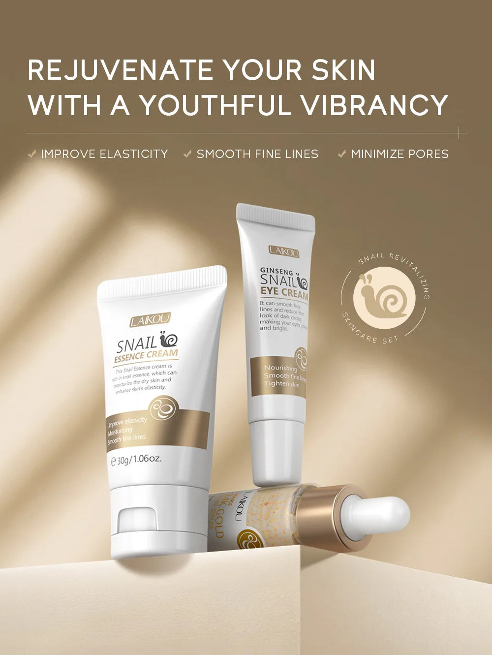 LAIKOU Vitamin C 24K Golden Sakura Face Cream